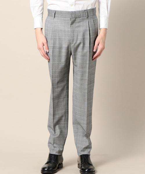 BEAUTY&YOUTH UNITED ARROWS（ビューティーアンドユースユナイテッドアローズ）の「BY Dress グレンチェック 1P パンツ-LOAFER ◆（スーツパンツ・メンズ・グレー・48/46/44/50）」の3枚目の写真