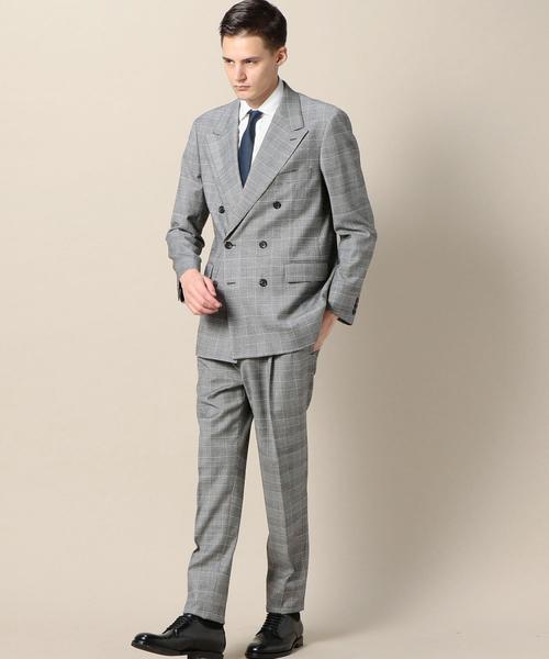 BEAUTY&YOUTH UNITED ARROWS（ビューティーアンドユースユナイテッドアローズ）の「BY Dress グレンチェック 1P パンツ-LOAFER ◆（スーツパンツ・メンズ・グレー・48/46/44/50）」の6枚目の写真