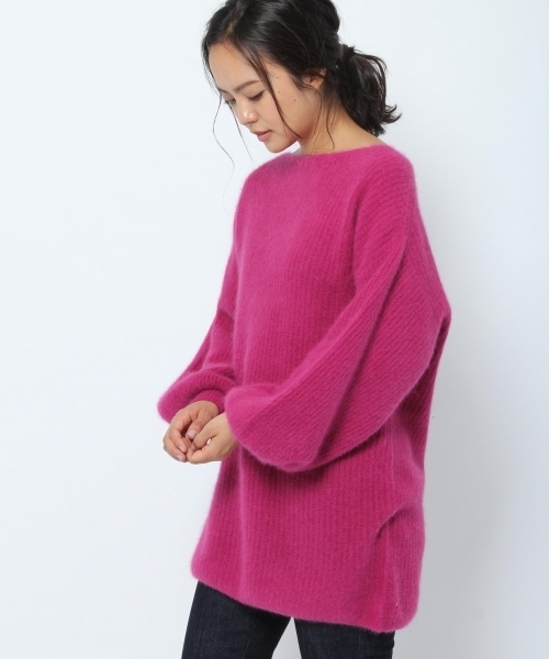 laboratory work(ラボラトリーワーク)の「【ふわふわ上質】フェレットアゼロングニット(ニット/セーター・レディース・ブラウン/グレー/ピンク/ブルー系その他・MEDIUM)」の4枚目の写真