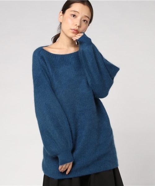 laboratory work(ラボラトリーワーク)の「【ふわふわ上質】フェレットアゼロングニット(ニット/セーター・レディース・ブラウン/グレー/ピンク/ブルー系その他・MEDIUM)」の13枚目の写真