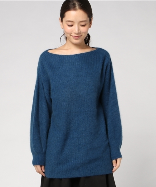 laboratory work(ラボラトリーワーク)の「【ふわふわ上質】フェレットアゼロングニット(ニット/セーター・レディース・ブラウン/グレー/ピンク/ブルー系その他・MEDIUM)」の7枚目の写真