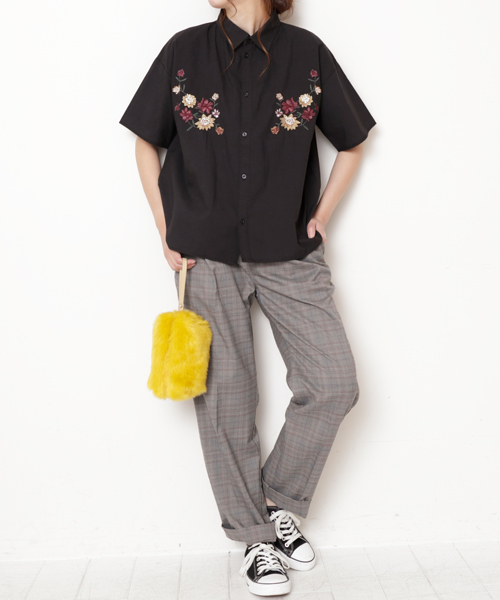 新品！Double Name ブルーシャツ DOUBLE NAME｜ダブルネームのシャツ/ブラウス（ブルー・ネイビー