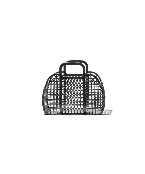 PUEBCO（プエブコ）の「PLASTIC MARKET BAG Small（トートバッグ・メンズ・ホワイト/ブラック/グレー・SMALL）」の8枚目の写真