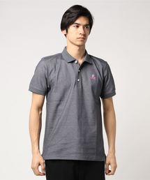 新品❤️マークアンドロナ❤️ポロシャツ MARK&LONA 【新品】マークアンドロナ 長袖ポロシャツ 白×黒 背面ロゴ