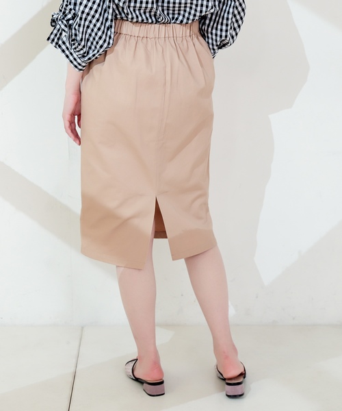 natural couture（ナチュラルクチュール）の「スカラップポケットゆるタイト（スカート・レディース・ベージュ/レッド/インディゴブルー/ホワイト系その他/チェック・FREE）」の14枚目の写真