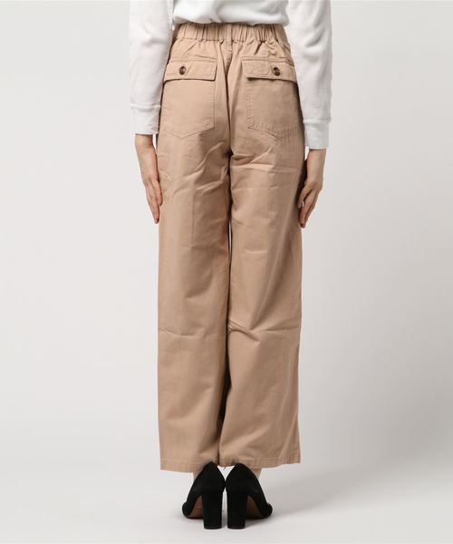 natural couture(ナチュラルクチュール)の「ベイカーパンツ(チノパンツ・レディース・ベージュ/カーキ/ネイビー・FREE)」の5枚目の写真