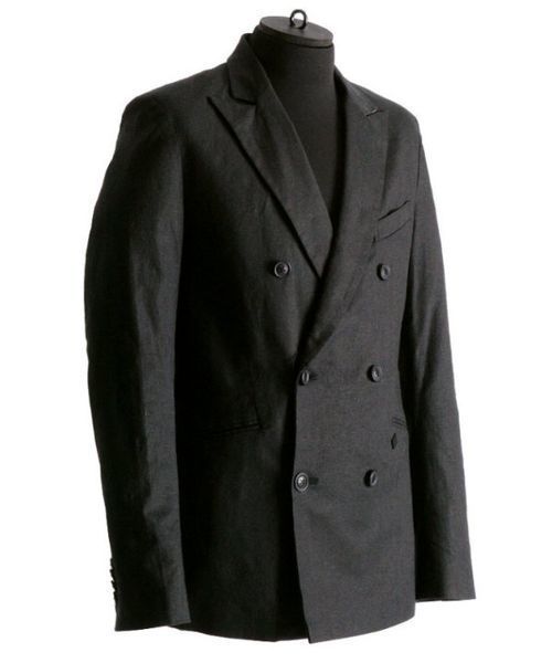 【セール】【REGIEVO】ストレッチリネンWブレストJK 上質な大人のWJK セットアップ（テーラードジャケット）｜REGIEVO（レジエボ）