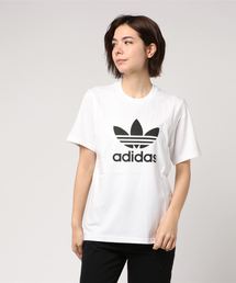 adidas | 【adidas】コットン素材で快適な着心地を実現！フロントロゴジャスト丈クルーネックTシャツ/adidas HERI TREFOIL TEE(Tシャツ/カットソー)