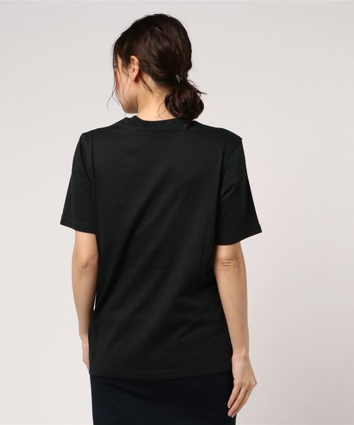 adidas（アディダス）の「【adidas】コットン素材で快適な着心地を実現！フロントロゴジャスト丈クルーネックTシャツ/adidas HERI TREFOIL TEE（Tシャツ/カットソー・レディース・ホワイト/ブラック・FREE）」の3枚目の写真