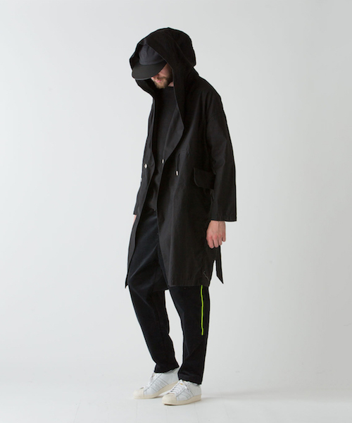 rehacer（レアセル）の「rehacer : Over Hooded Military Coat MADE IN OKAYAMA JAPAN（モッズコート・メンズ・ブラック/カーキ・SMALL/MEDIUM/LARGE）」の4枚目の写真