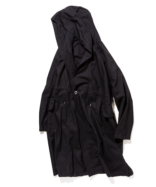 rehacer（レアセル）の「rehacer : Over Hooded Military Coat MADE IN OKAYAMA JAPAN（モッズコート・メンズ・ブラック/カーキ・SMALL/MEDIUM/LARGE）」の5枚目の写真
