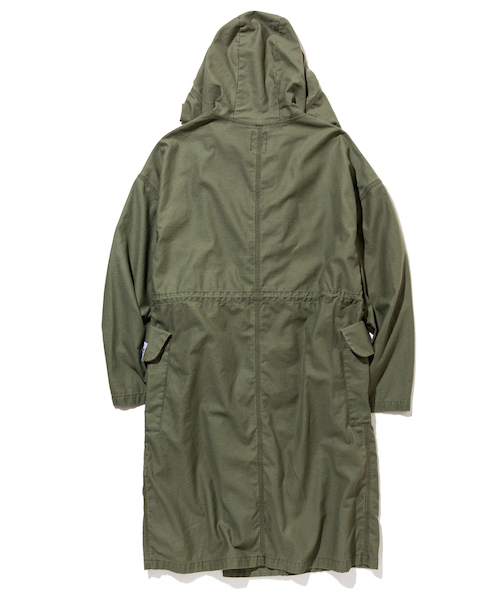 rehacer（レアセル）の「rehacer : Over Hooded Military Coat MADE IN OKAYAMA JAPAN（モッズコート・メンズ・ブラック/カーキ・SMALL/MEDIUM/LARGE）」の8枚目の写真