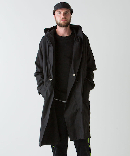 rehacer（レアセル）の「rehacer : Over Hooded Military Coat MADE IN OKAYAMA JAPAN（モッズコート・メンズ・ブラック/カーキ・SMALL/MEDIUM/LARGE）」の14枚目の写真
