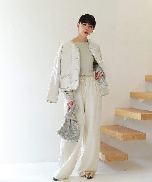 TODAYFUL（トゥデイフル）の「ボアミニバッグ（ハンドバッグ・レディース・ライトグレー/マスタード・FREE）」の6枚目の写真