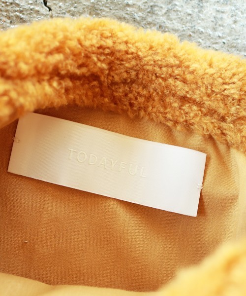 TODAYFUL（トゥデイフル）の「ボアミニバッグ（ハンドバッグ・レディース・ライトグレー/マスタード・FREE）」の9枚目の写真