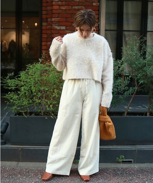 TODAYFUL（トゥデイフル）の「ボアミニバッグ（ハンドバッグ・レディース・ライトグレー/マスタード・FREE）」の12枚目の写真