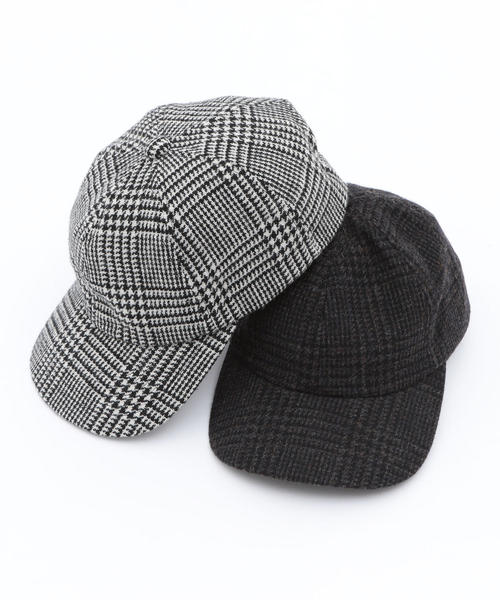 BEAUTY&YOUTH UNITED ARROWS（ビューティーアンドユースユナイテッドアローズ）の「BY グレンチェック 6パネル キャップ（キャップ・メンズ・ホワイト/ダークグレー・FREE）」の6枚目の写真