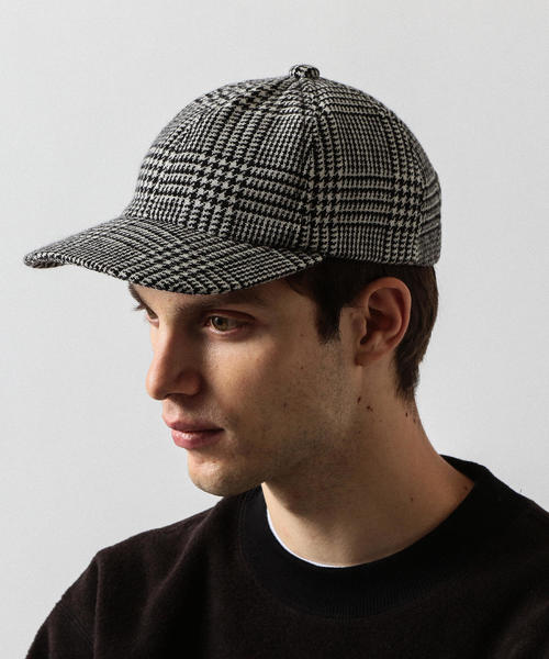 BEAUTY&YOUTH UNITED ARROWS（ビューティーアンドユースユナイテッドアローズ）の「BY グレンチェック 6パネル キャップ（キャップ・メンズ・ホワイト/ダークグレー・FREE）」の5枚目の写真