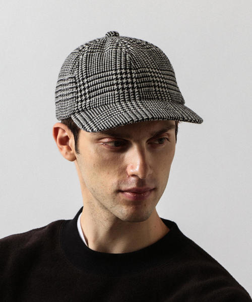 BEAUTY&YOUTH UNITED ARROWS（ビューティーアンドユースユナイテッドアローズ）の「BY グレンチェック 6パネル キャップ（キャップ・メンズ・ホワイト/ダークグレー・FREE）」の4枚目の写真