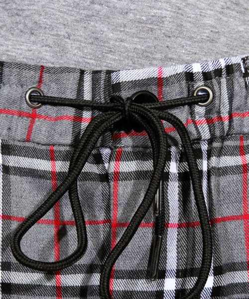 ８(eight)（エイト）の「チェック ワイドパンツ チノパン シェフパンツ（チノパンツ・メンズ・ネイビー/ブラウン/グレー・MEDIUM/LARGE）」の13枚目の写真