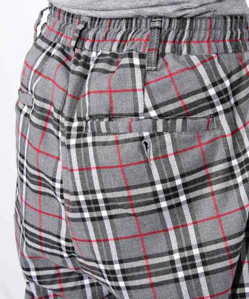 ８(eight)（エイト）の「チェック ワイドパンツ チノパン シェフパンツ（チノパンツ・メンズ・ネイビー/ブラウン/グレー・MEDIUM/LARGE）」の21枚目の写真