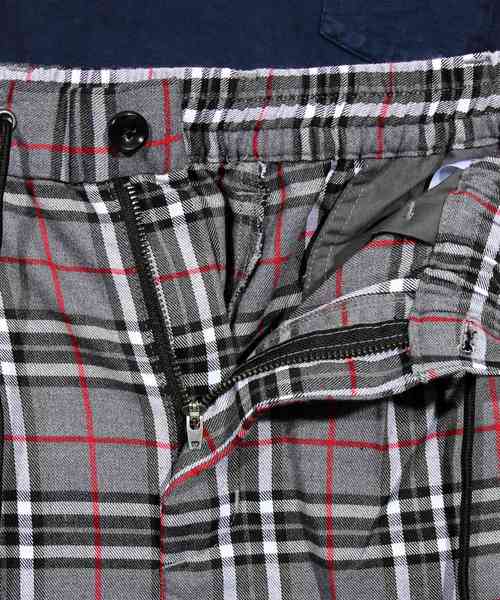 ８(eight)（エイト）の「チェック ワイドパンツ チノパン シェフパンツ（チノパンツ・メンズ・ネイビー/ブラウン/グレー・MEDIUM/LARGE）」の22枚目の写真