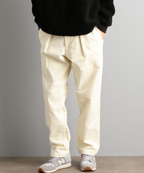 green label relaxing（グリーンレーベルリラクシング）の「ST STRC 16Wコーデュロイ 1P パンツ ◆（その他パンツ・メンズ・ダークブラウン/オフホワイト/ブラック・S/M/L/XL）」の2枚目の写真