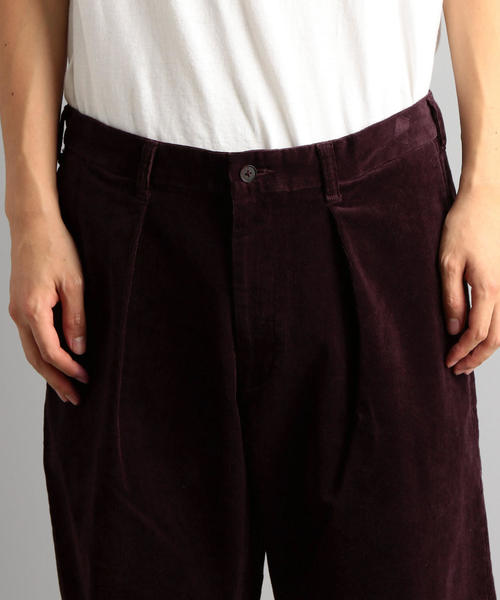 green label relaxing（グリーンレーベルリラクシング）の「ST STRC 16Wコーデュロイ 1P パンツ ◆（その他パンツ・メンズ・ダークブラウン/オフホワイト/ブラック・S/M/L/XL）」の8枚目の写真