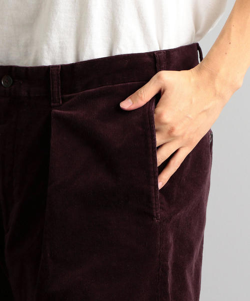 green label relaxing（グリーンレーベルリラクシング）の「ST STRC 16Wコーデュロイ 1P パンツ ◆（その他パンツ・メンズ・ダークブラウン/オフホワイト/ブラック・S/M/L/XL）」の18枚目の写真