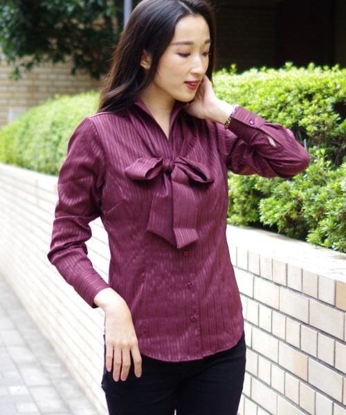 NARACAMICIE（ナラカミーチェ）の「サテンストライプリボン付スタンド