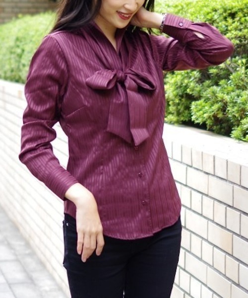 NARACAMICIE（ナラカミーチェ）の「サテンストライプリボン付スタンド