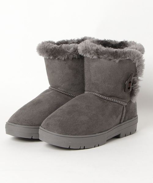 VENCEEXCHANGE（ヴァンスエクスチェンジ）の「トグルムートンブーツ（ブーツ・レディース・ブラック/ベージュ/グレー・M/L）」の2枚目の写真