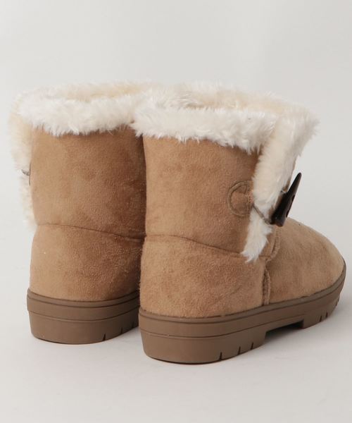 VENCEEXCHANGE（ヴァンスエクスチェンジ）の「トグルムートンブーツ（ブーツ・レディース・ブラック/ベージュ/グレー・M/L）」の5枚目の写真