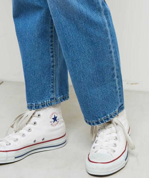 natural couture（ナチュラルクチュール）の「ハイウエストストレートデニム（デニムパンツ・レディース・インディゴブルー/ブルー・SMALL/MEDIUM）」の21枚目の写真