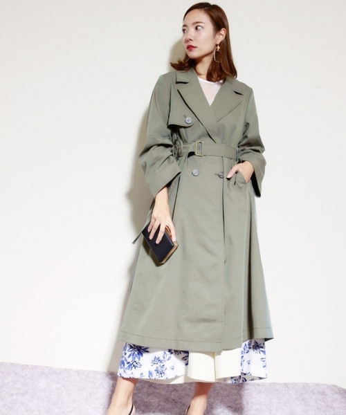 LADYMADE（レディメイド）の「ドロストスリーブトレンチコート（トレンチコート・レディース・ベージュ/カーキ/オレンジ・FREE）」の16枚目の写真