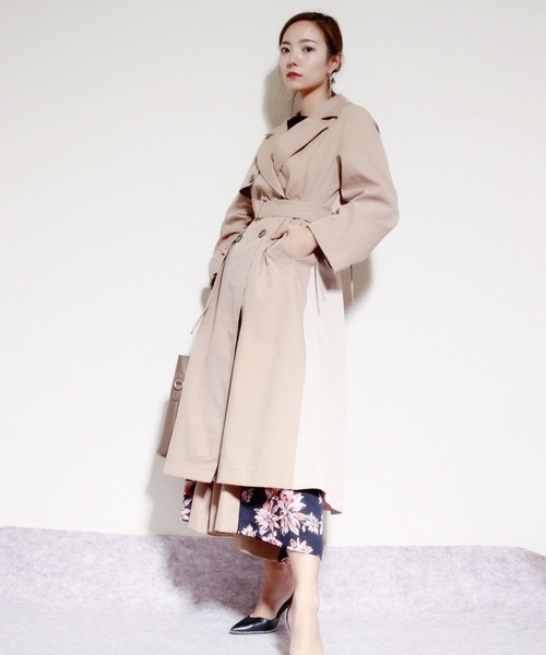 LADYMADE（レディメイド）の「ドロストスリーブトレンチコート（トレンチコート・レディース・ベージュ/カーキ/オレンジ・FREE）」の4枚目の写真