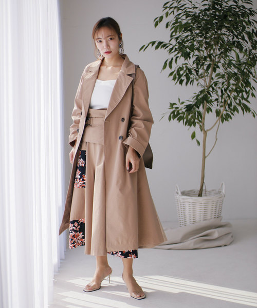 LADYMADE（レディメイド）の「ドロストスリーブトレンチコート（トレンチコート・レディース・ベージュ/カーキ/オレンジ・FREE）」の6枚目の写真