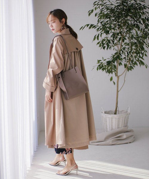 LADYMADE（レディメイド）の「ドロストスリーブトレンチコート（トレンチコート・レディース・ベージュ/カーキ/オレンジ・FREE）」の7枚目の写真