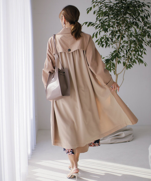 LADYMADE（レディメイド）の「ドロストスリーブトレンチコート（トレンチコート・レディース・ベージュ/カーキ/オレンジ・FREE）」の8枚目の写真