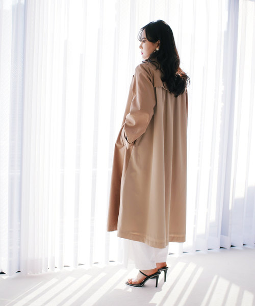 LADYMADE（レディメイド）の「ドロストスリーブトレンチコート（トレンチコート・レディース・ベージュ/カーキ/オレンジ・FREE）」の10枚目の写真