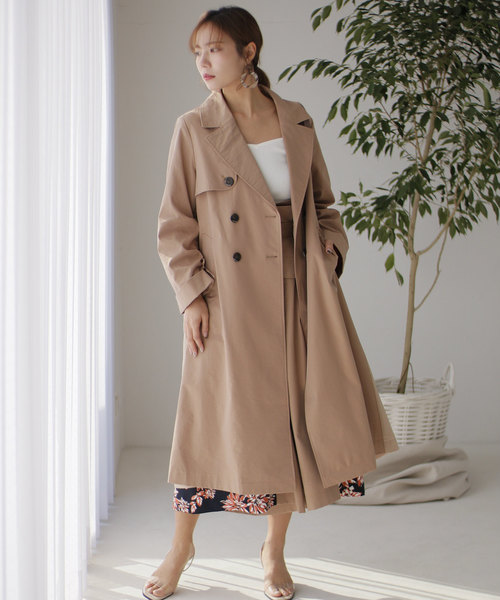 LADYMADE（レディメイド）の「ドロストスリーブトレンチコート（トレンチコート・レディース・ベージュ/カーキ/オレンジ・FREE）」の12枚目の写真