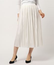 KOBE LETTUCE | ロング丈／マキシ丈2typeサテンプリーツスカート(スカート)