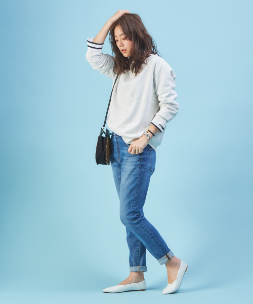 PICHE ABAHOUSE（ピシェ アバハウス）の「バブーシュ2WAYフラットシューズ（パンプス・レディース・ホワイト/ブラック/シルバー・40/38/39/35/36/37/34）」の18枚目の写真