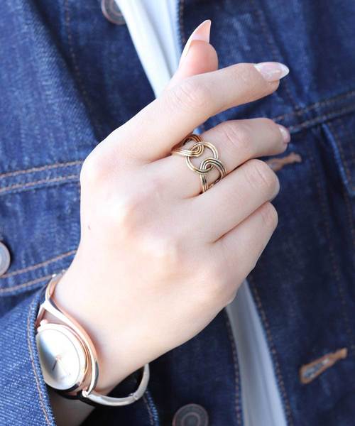 florist（フローリスト）の「3種展開デザインワイドリング（リング・レディース・シルバー系その他/ゴールド系その他/シルバー系その他2/シルバー系その他3/ゴールド系その他2/ゴールド系その他3・FREE）」の11枚目の写真