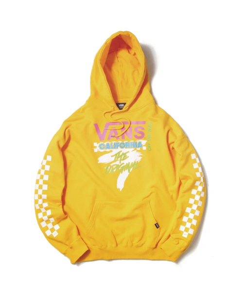 VANS(バンズ)の「VANS/ヴァンズ ネオンプルパーカー(パーカー・メンズ・ブラック/ホワイト/イエロー・M/L)」の3枚目の写真