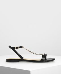 CHARLES & KEITH | チェーンストラップサンダル / Chain Strap Sandals(サンダル)