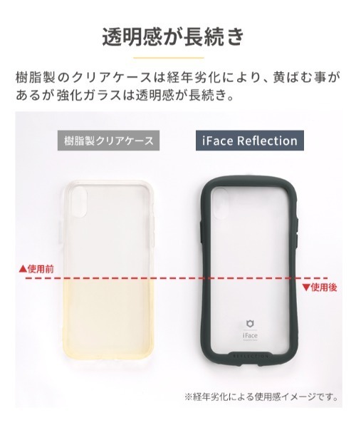iPhone XS ケース iPhone X ケース iFace Reflection クリアケース