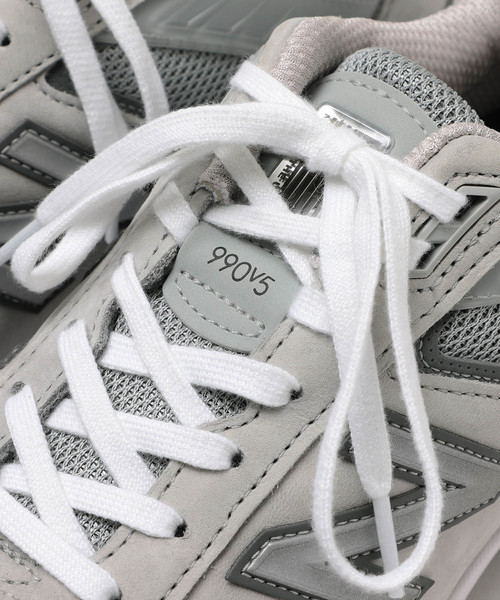 NEW BALANCE(ニューバランス)の「NEW BALANCE / M990 V5 EX(スニーカー・メンズ・グレー・25.5cm/26cm/26.5cm/27cm/27.5cm/28cm/28.5cm/29cm)」の8枚目の写真