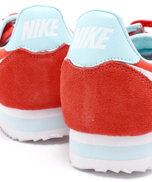 NIKE（ナイキ）の「ナイキ ウィメンズ クラシック コルテッツ ナイロン NIKE WMNS CLASSIC CORTEZ NYLON 457226（スニーカー・レディース・レッド/パープル/ライトブルー・24.5cm/23cm/24cm/23.5cm）」の9枚目の写真