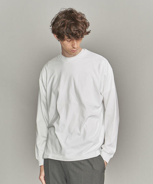 BEAUTY&YOUTH UNITED ARROWS（ビューティーアンドユースユナイテッドアローズ）の「by ワイド リブ カットソー -MADE IN JAPAN-（Tシャツ/カットソー・メンズ・レッド/ダークグレー/ブラック/ホワイト・M/S/XL/L）」の2枚目の写真